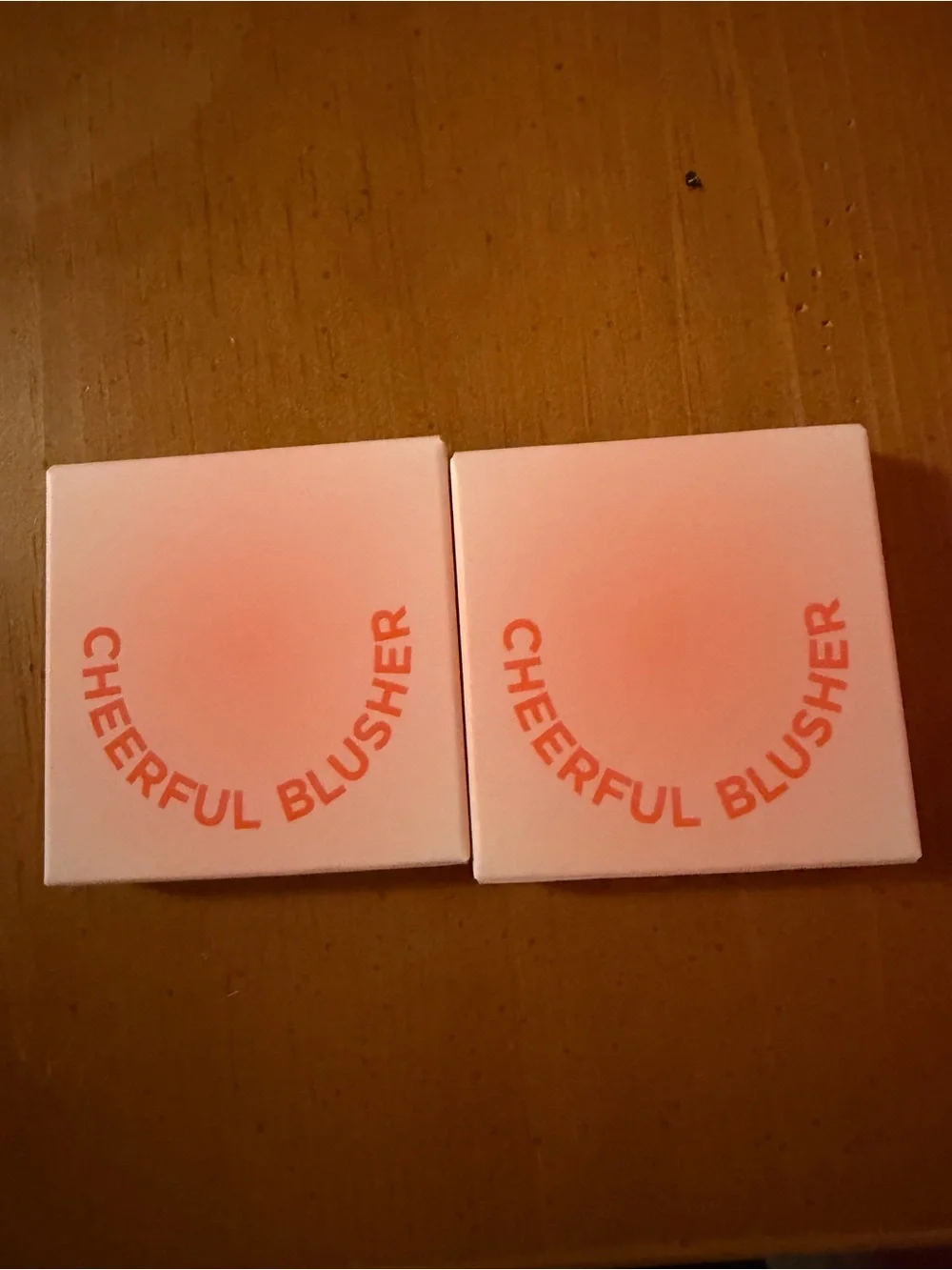 Cheerful Blusher Compact - Peach Pink Duo (2 Count)